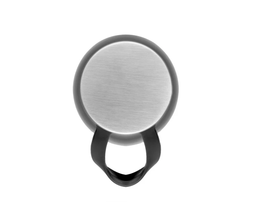 Bidon sportowy RPET 800 ml szary z nadrukiem logo