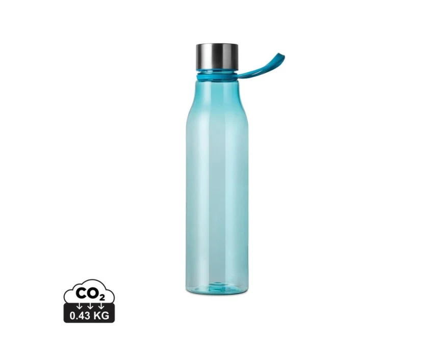 Niebieska butelka sportowa 800 ml VINGA RPET z logo