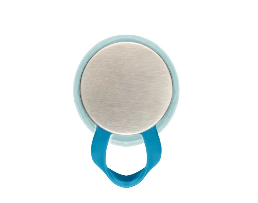 Niebieska butelka sportowa 800 ml VINGA RPET z logo