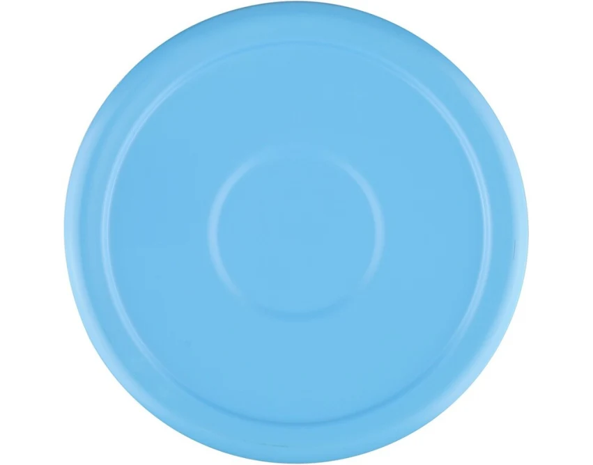 Błękitny bidon ze stali z recyklingu 500 ml z logo firmy