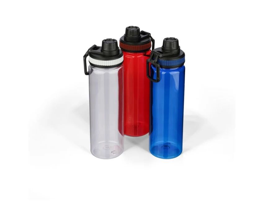 Biały bidon sportowy RPET 750 ml z nadrukiem Twojego logo