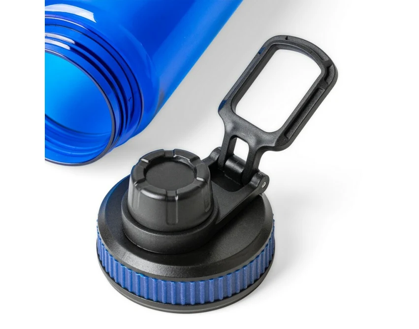 Bidon reklamowy RPET 750 ml granatowy z logo firmy