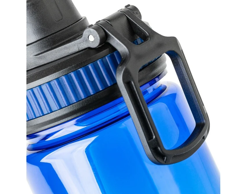 Bidon reklamowy RPET 750 ml granatowy z logo firmy