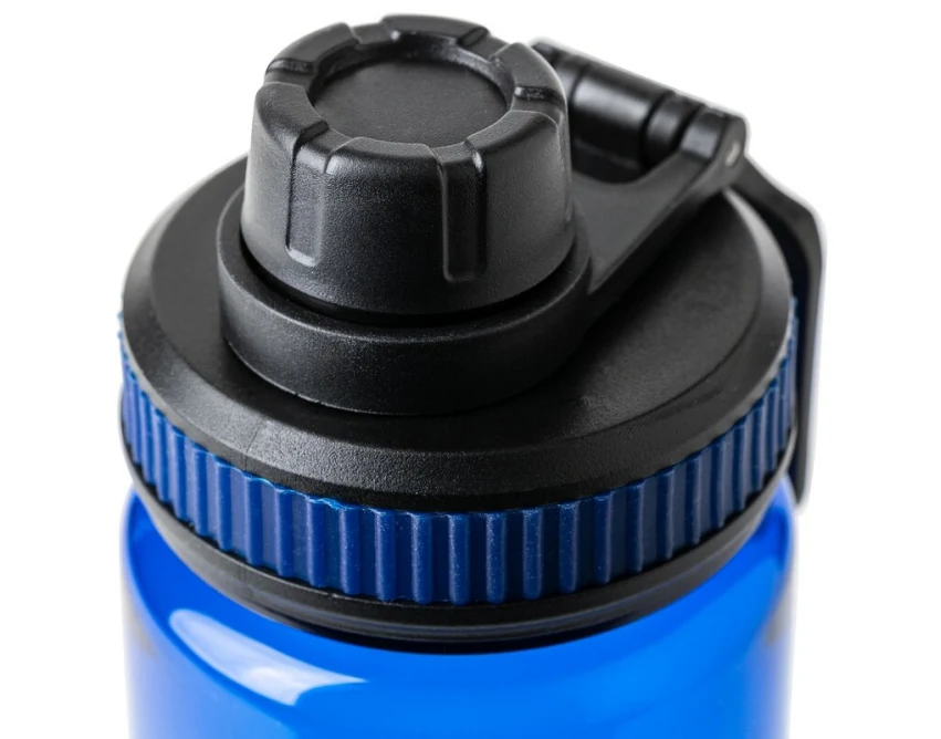 Bidon reklamowy RPET 750 ml granatowy z logo firmy