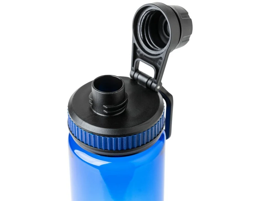 Bidon reklamowy RPET 750 ml granatowy z logo firmy