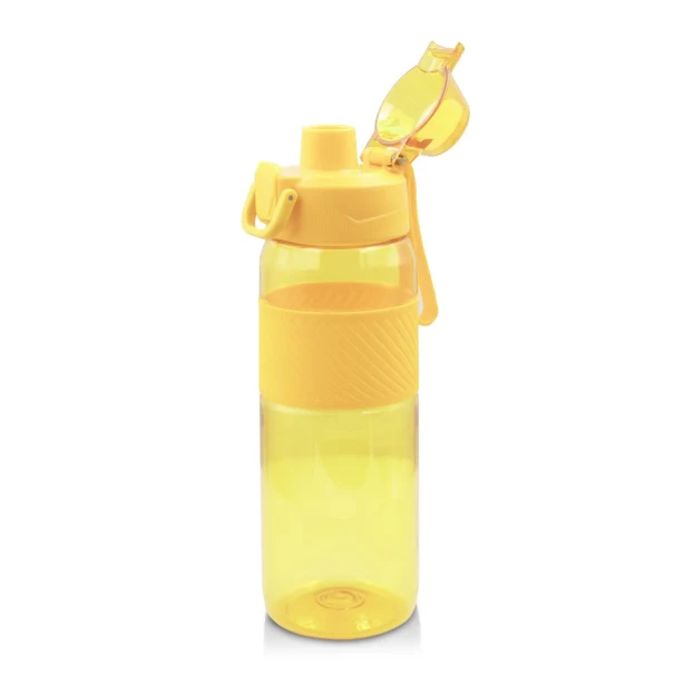 Żółty bidon sportowy 850 ml z logo – Air Gifts Flore