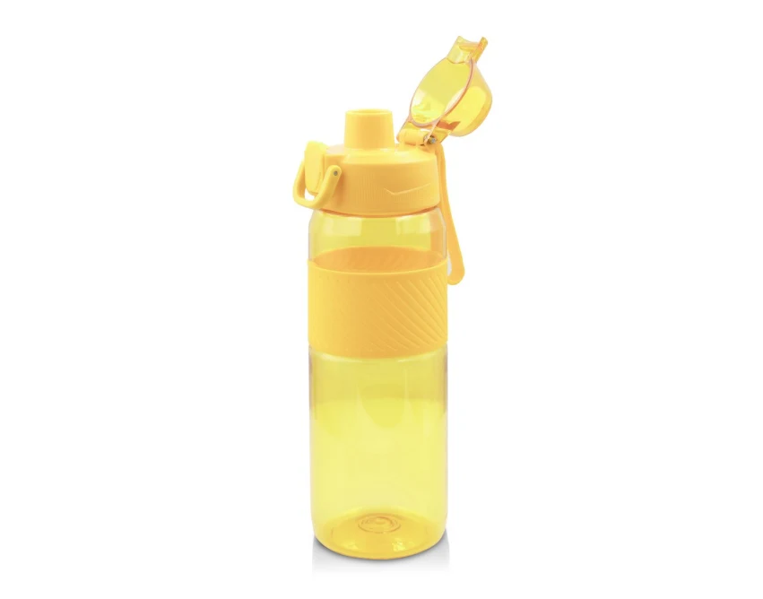 Żółty bidon sportowy 850 ml z logo – Air Gifts Flore
