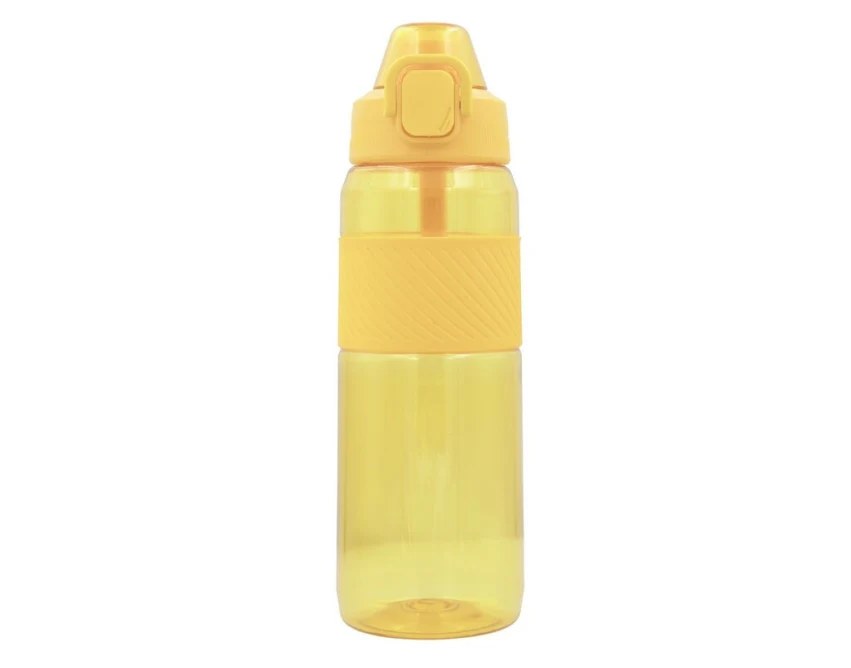 Żółty bidon sportowy 850 ml z logo – Air Gifts Flore