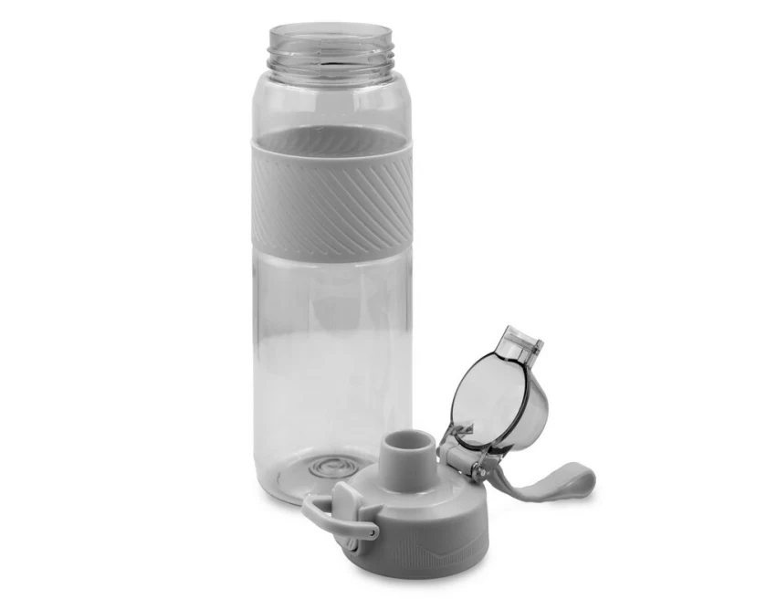 Szary bidon sportowy 850 ml z nadrukiem logo – Air Gifts