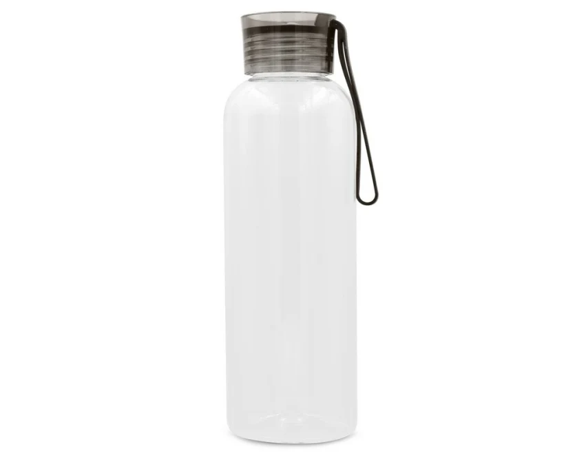 Czarny bidon RPET 500 ml z logo – sportowy gadżet firmowy