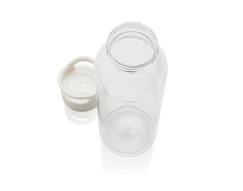 Biały bidon RPET Oasis 650 ml z nadrukiem Twojego logo