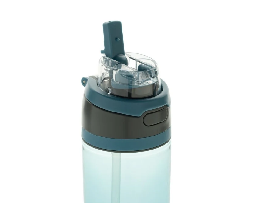 Bidon sportowy 800 ml Omni Sip RPET niebieski z logo