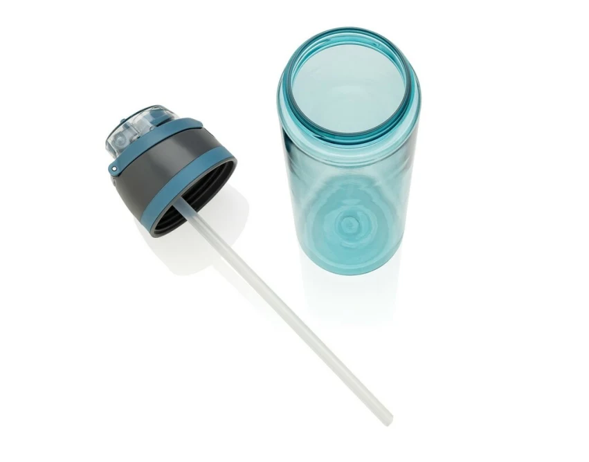 Bidon sportowy 800 ml Omni Sip RPET niebieski z logo