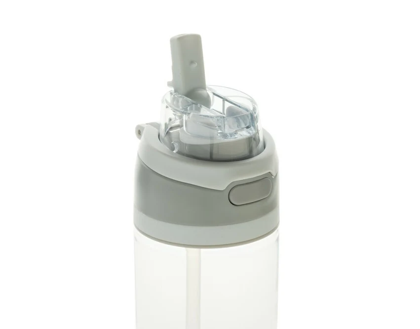 Biały bidon sportowy RPET 800 ml z nadrukiem logo