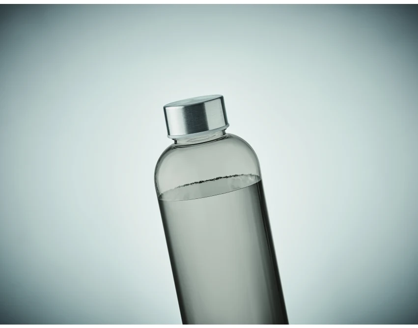 Butelka z tritanu 1l Utah top przezroczysty szary z logo