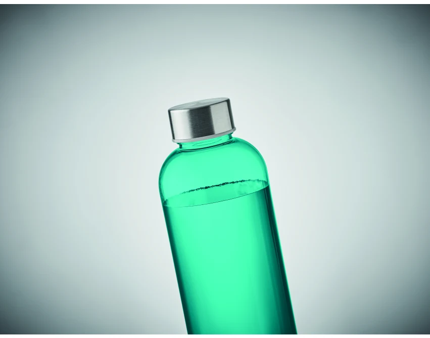 Butelka Tritan 1L Utah Top Przezroczysty Niebieski z Logo