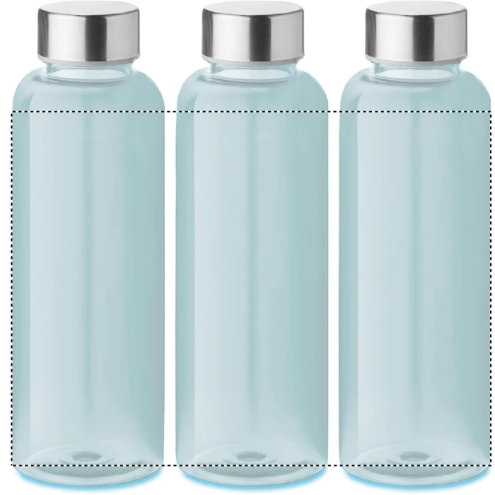 Schemat znakowania dla Nadruk UV 360° - RD1 na gadżecie: Jasnoniebieska butelka z tritanu Utah 500ml z logo