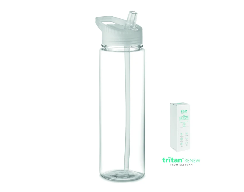 Butelka Tritan Renew 650 ml przezroczysta z logo