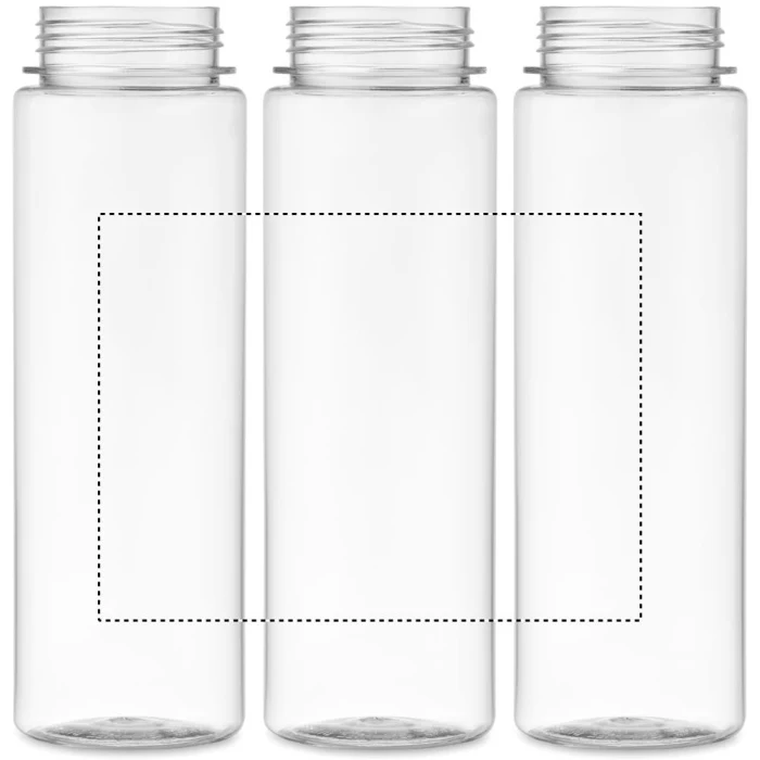 Schemat znakowania dla Sitodruk 360° - RS4 na gadżecie: Butelka Tritan Renew 650 ml przezroczysta z logo