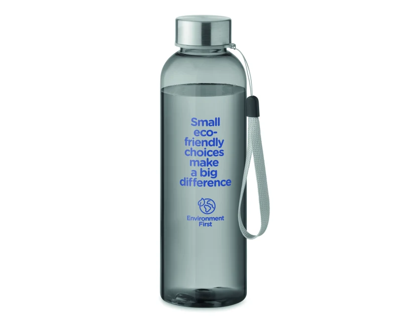 Szara butelka Tritan Renew 500 ml z logo – bidon eko