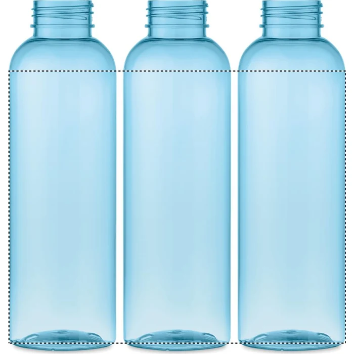 Schemat znakowania dla Nadruk UV 360° - RD2 na gadżecie: Butelka Tritan Renew™ 500 ml niebieska z logo firmy