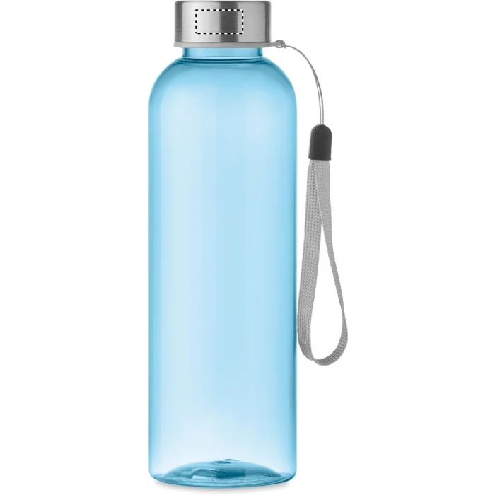 Schemat znakowania dla Etykieta - DL na gadżecie: Butelka Tritan Renew™ 500 ml niebieska z logo firmy