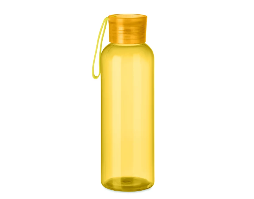 Żółta butelka z tritanu 500 ml Indi z logo firmy
