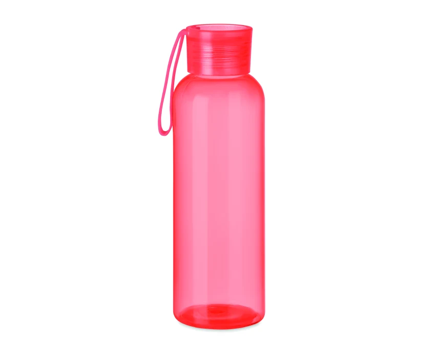 Butelka Tritan 500 ml czerwony przezroczysty z logo
