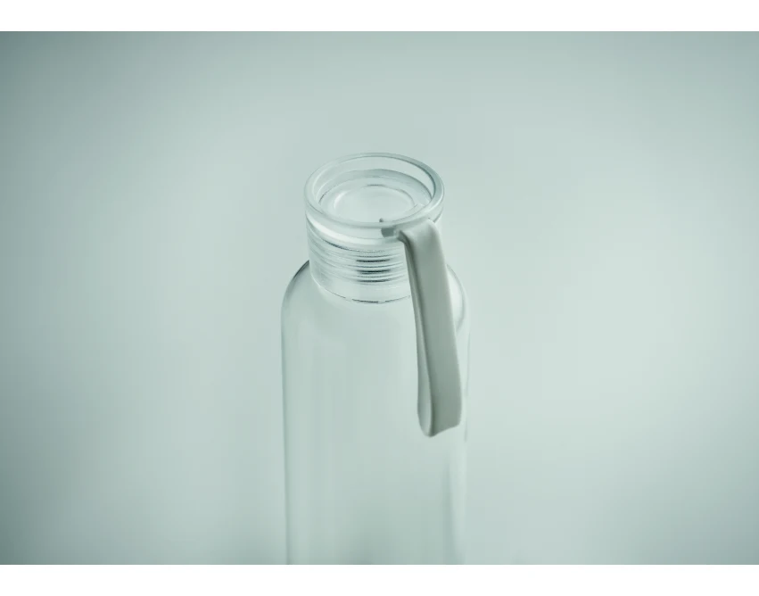 Butelka z Tritanu Indi 500 ml przezroczysta z logo firmy