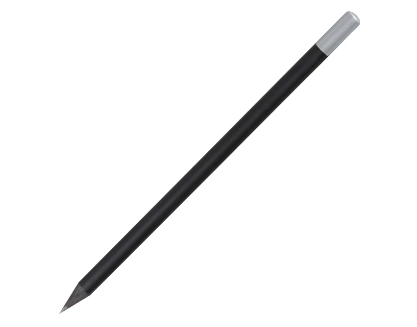 Czarny ołówek grafitowy HB z logo – drewno lipowe