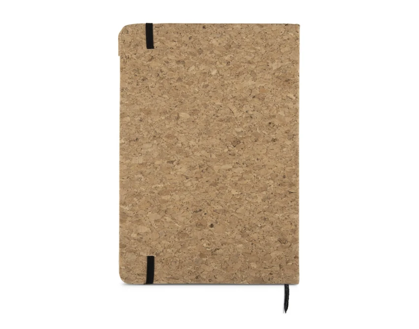 Notes korkowy SKRIP A5 z logo i długopisem, beżowy