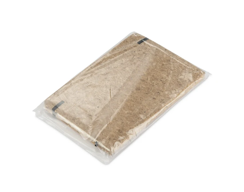 Notes korkowy SKRIP A5 z logo i długopisem, beżowy