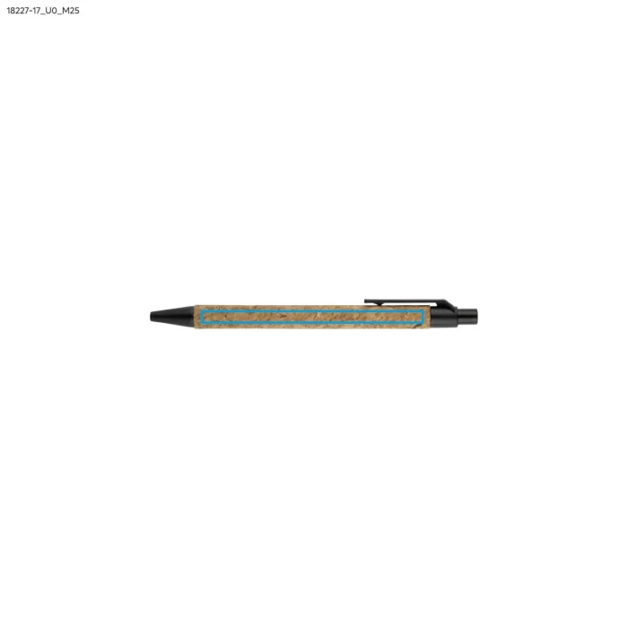 Schemat znakowania dla Nadruk UV - U0 na gadżecie: Notes korkowy SKRIP A5 z logo i długopisem, beżowy