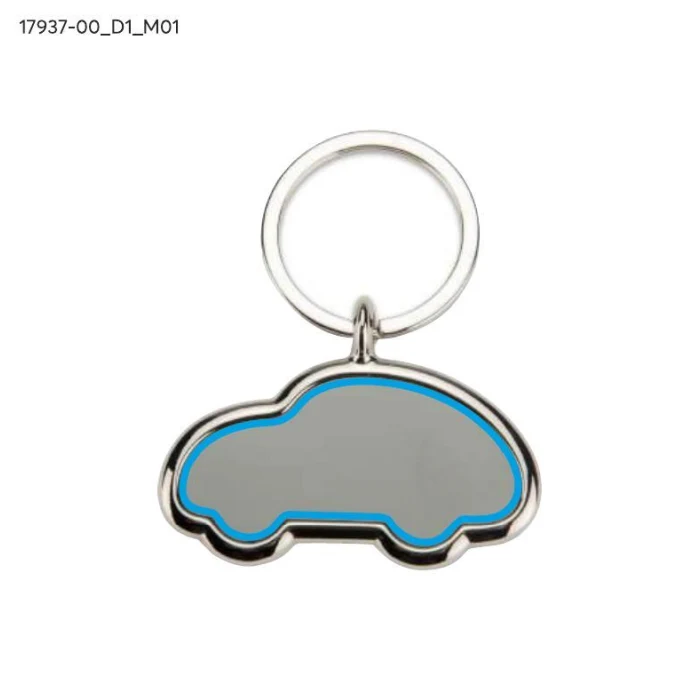 Schemat znakowania dla Doming - D3 na gadżecie: Srebrny metalowy brelok samochodowy MATIS z grawerem logo