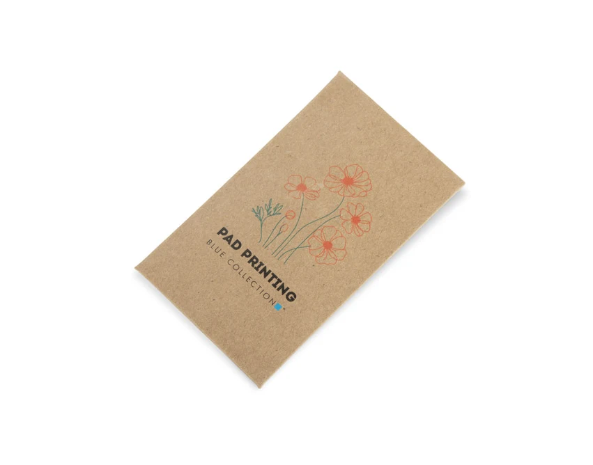 Brelok metalowy niebieski z grawerem logo COLORS