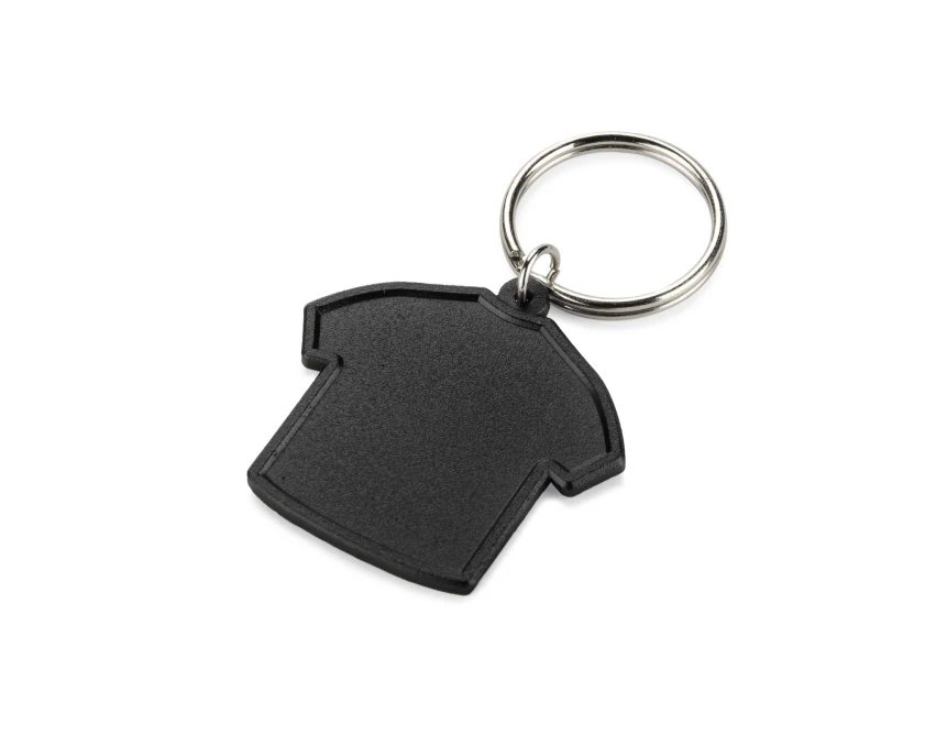 Czarny metalowy brelok koszulka piłkarska NUZO z logo