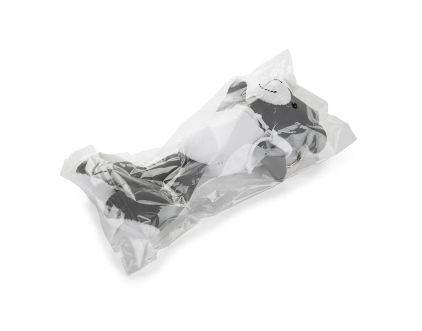 Breloczek miś TED biały z logo firmy dla dzieci