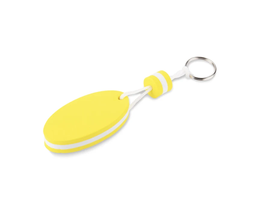 Brelok pływający WAI żółty EVA z grawerem i logo