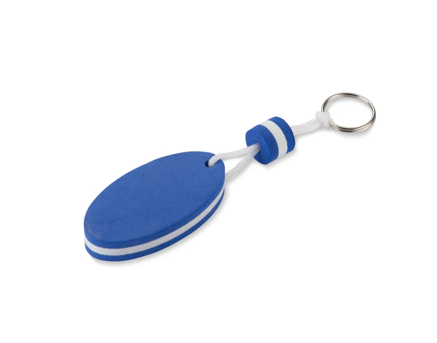 Niebieski brelok WAI z pianki EVA z logo – pływający gadżet