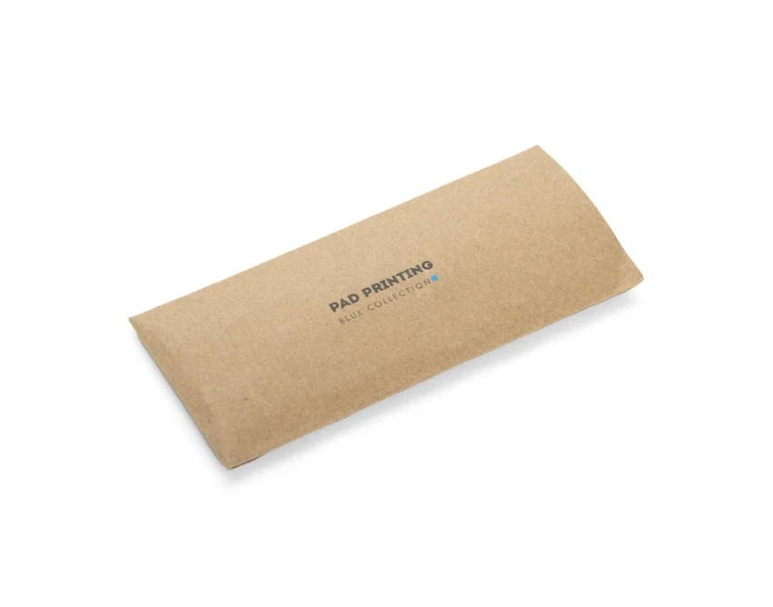 Srebrny metalowy brelok SPRITI z żetonem i otwieraczem