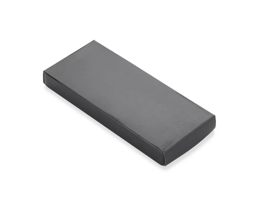 Brelok DERI czarny metalowo-skórzany z logo firmy