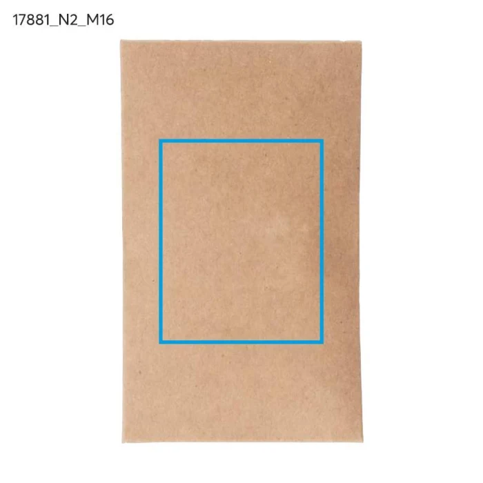 Schemat znakowania dla Tampondruk - N2 na gadżecie: Brelok MILO metal-drewno z otwieraczem i grawerem logo