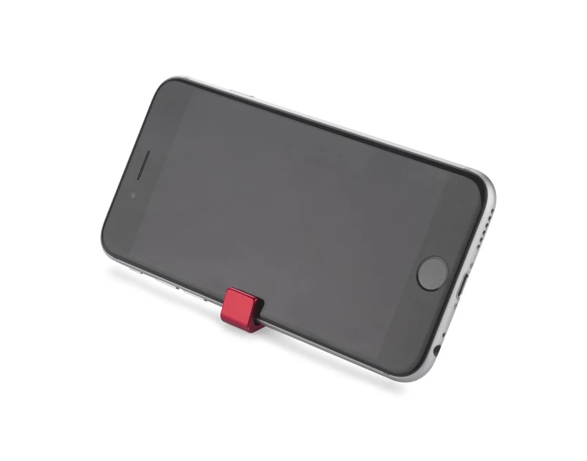 Czerwony brelok 3w1 z grawerem – otwieracz i stojak