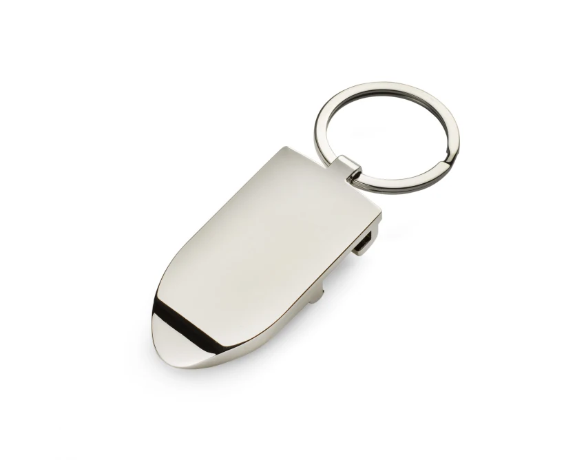 Srebrny brelok 4w1 z żetonem, otwieraczem i grawerem