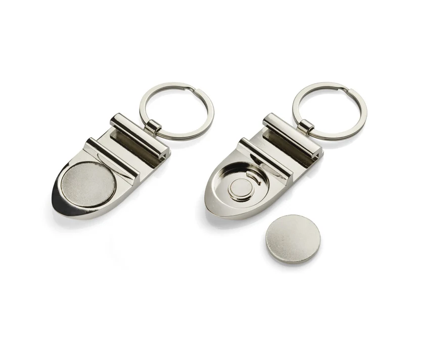 Srebrny brelok 4w1 z żetonem, otwieraczem i grawerem