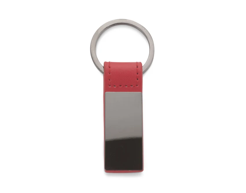JUNG brelok do kluczy z logo, czerwony z PU