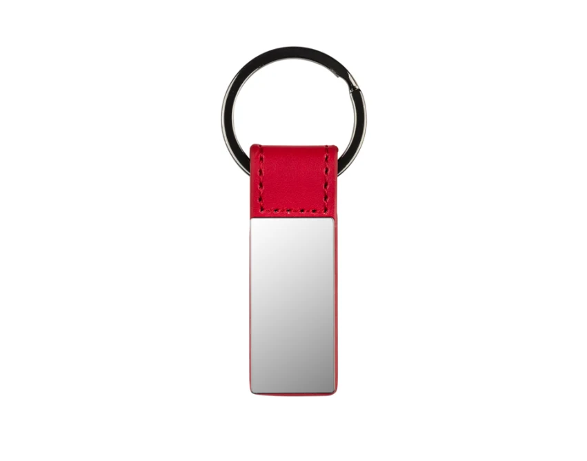 JUNG brelok do kluczy z logo, czerwony z PU