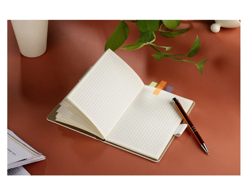 Notes reklamowy A6 STIKLO z karteczkami i uchwytem