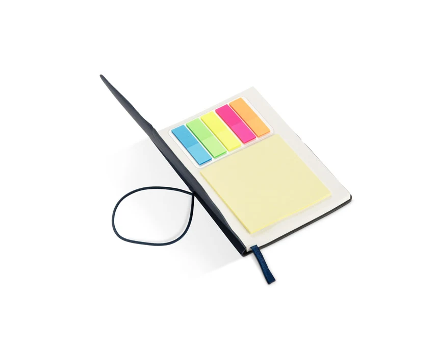POSTI notes reklamowy A6 z gumką i miękką okładką