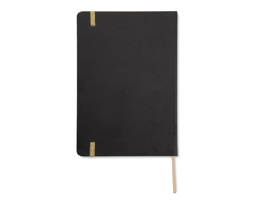 KORYO notes A5 z logo firmy czarny z gumką